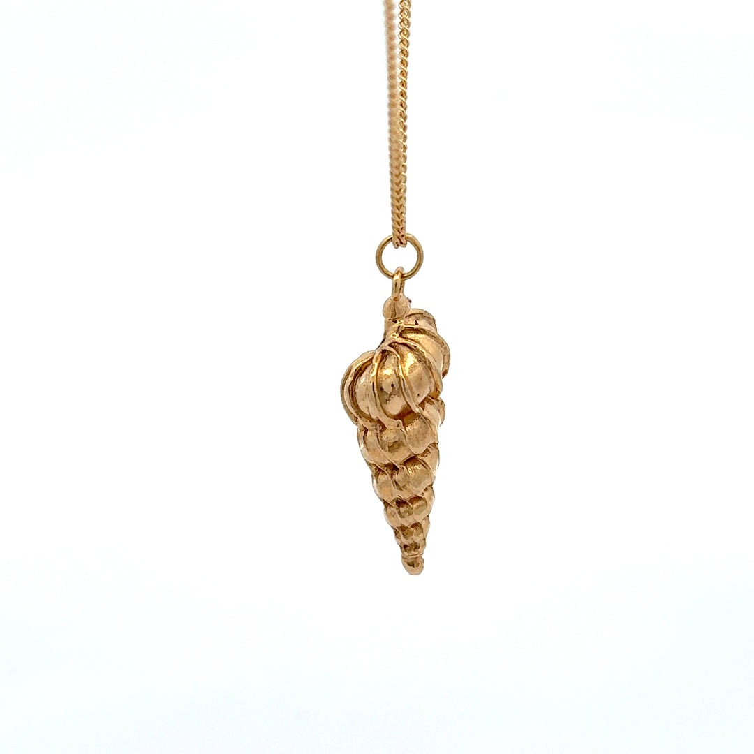 18ct Gold Vermeil Wentletrap Shell Necklace by Blackbird Jewellery | Handmade jewellery