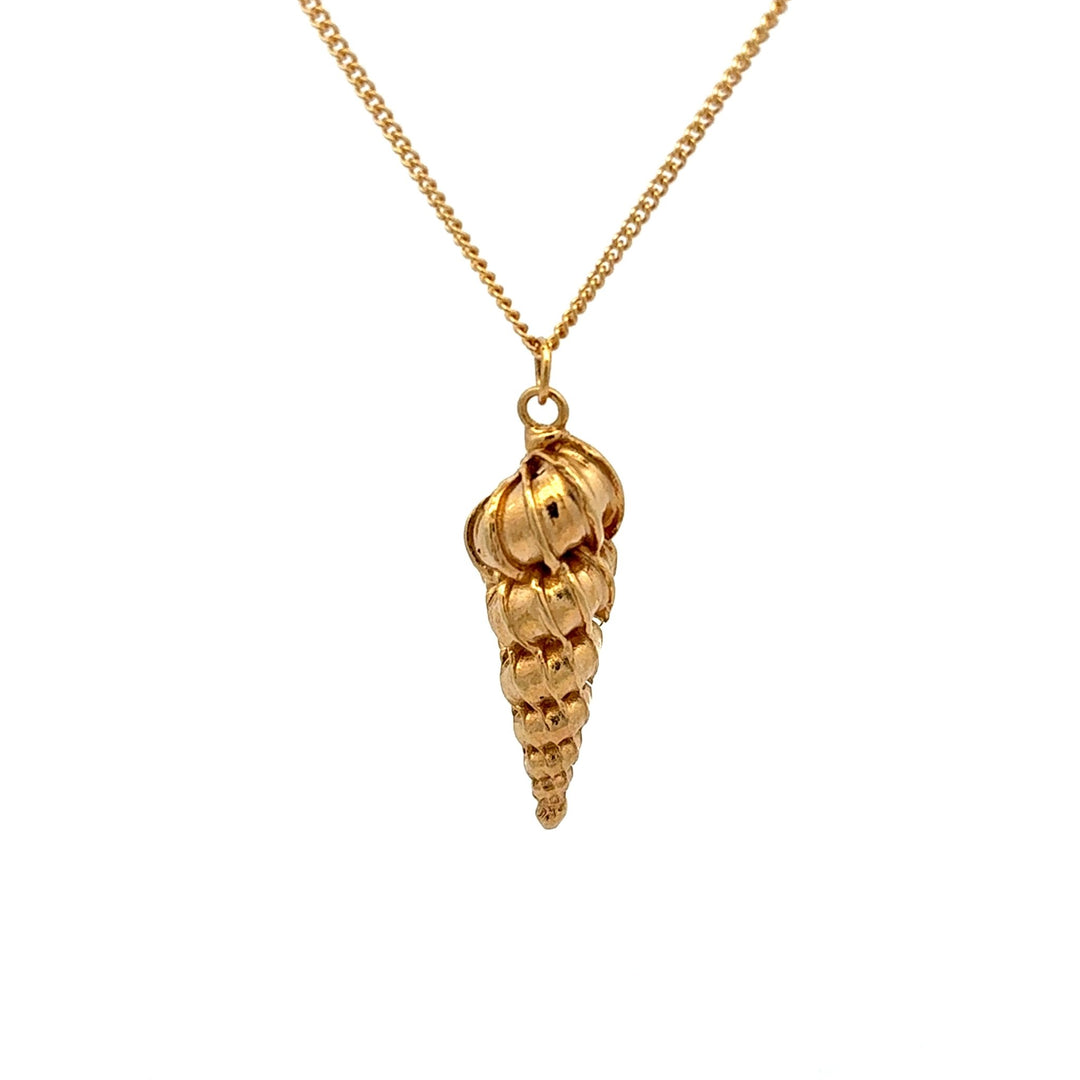 18ct Gold Vermeil Wentletrap Shell Necklace by Blackbird Jewellery | Handmade jewellery