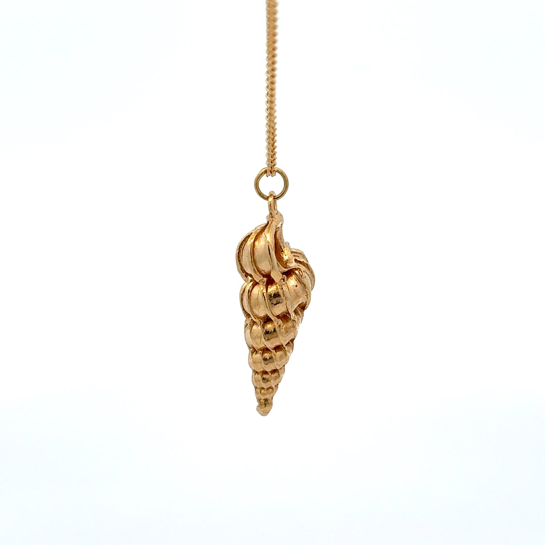 18ct Gold Vermeil Wentletrap Shell Necklace by Blackbird Jewellery | Handmade jewellery