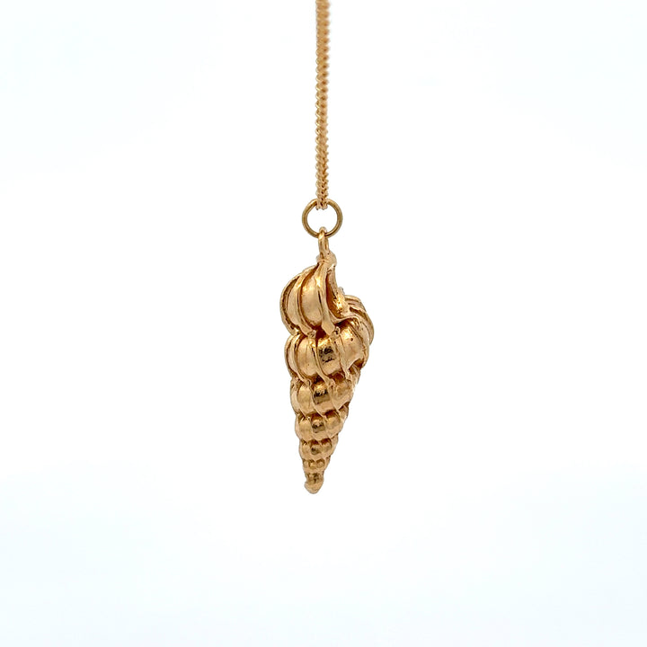 18ct Gold Vermeil Wentletrap Shell Necklace by Blackbird Jewellery | Handmade jewellery