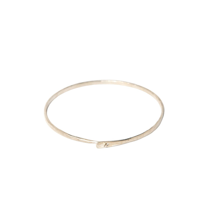 Sterling Silver Bangle Bracelet by Blackbird Jewellery | Handmade jewellery