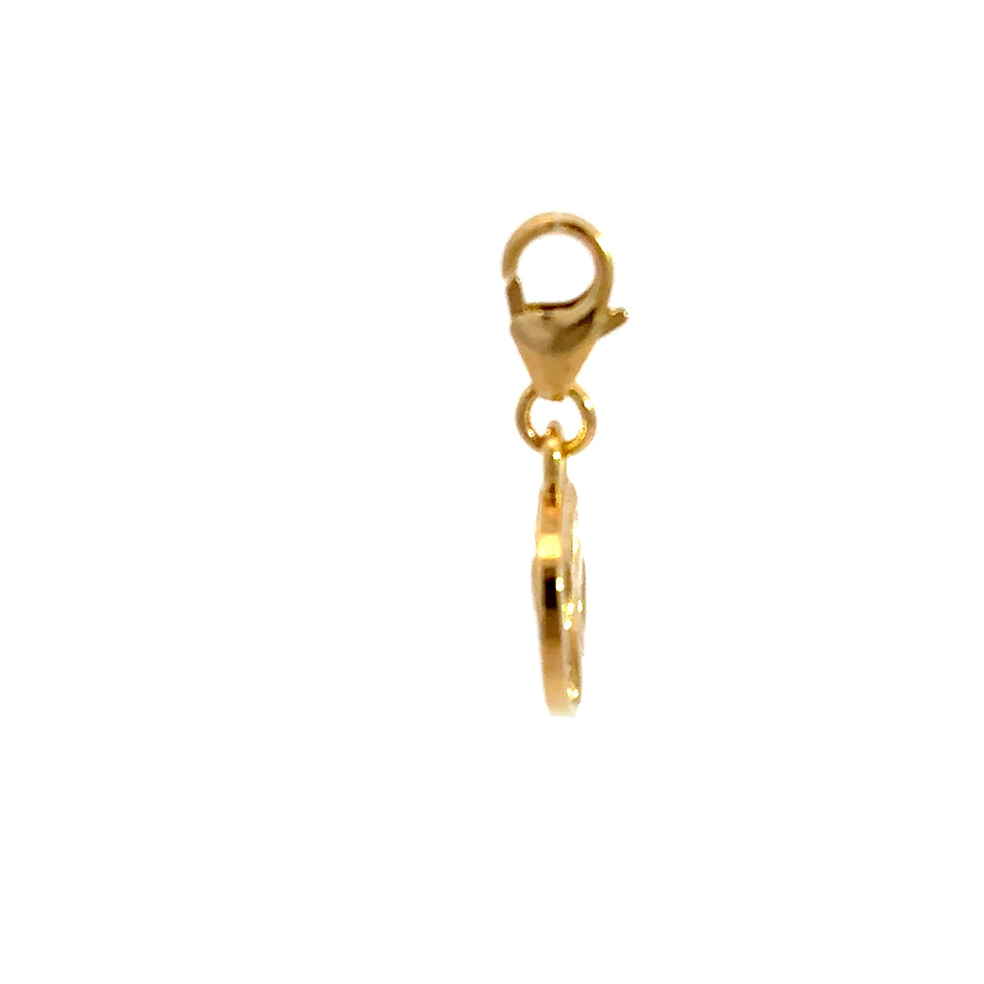18ct Gold Vermeil Lucky 13 Charm Clip - On Charm by Blackbird Jewellery | Handmade jewellery