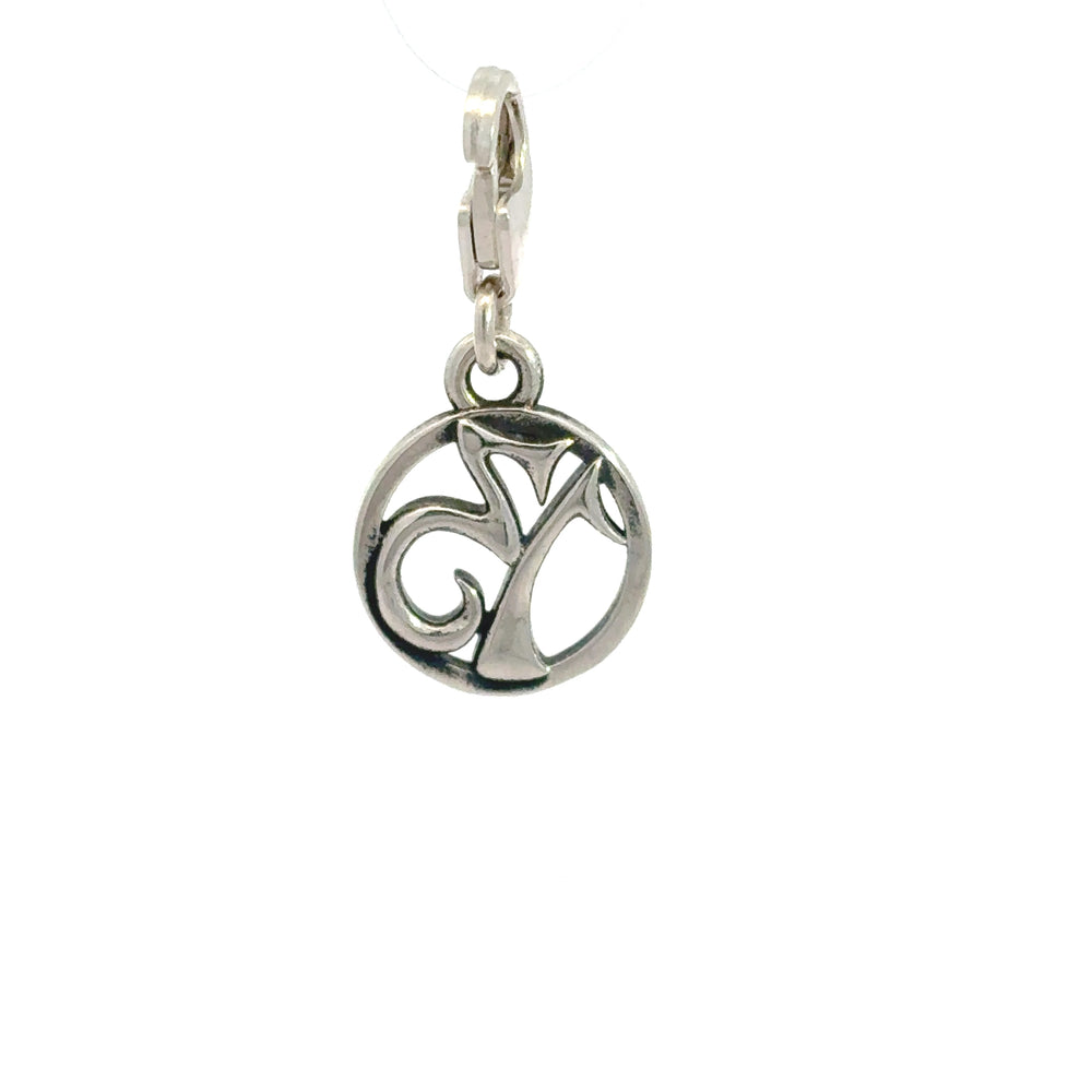 Sterling Silver Lucky 13 Charm Clip - On Charm by Blackbird Jewellery | Handmade jewellery