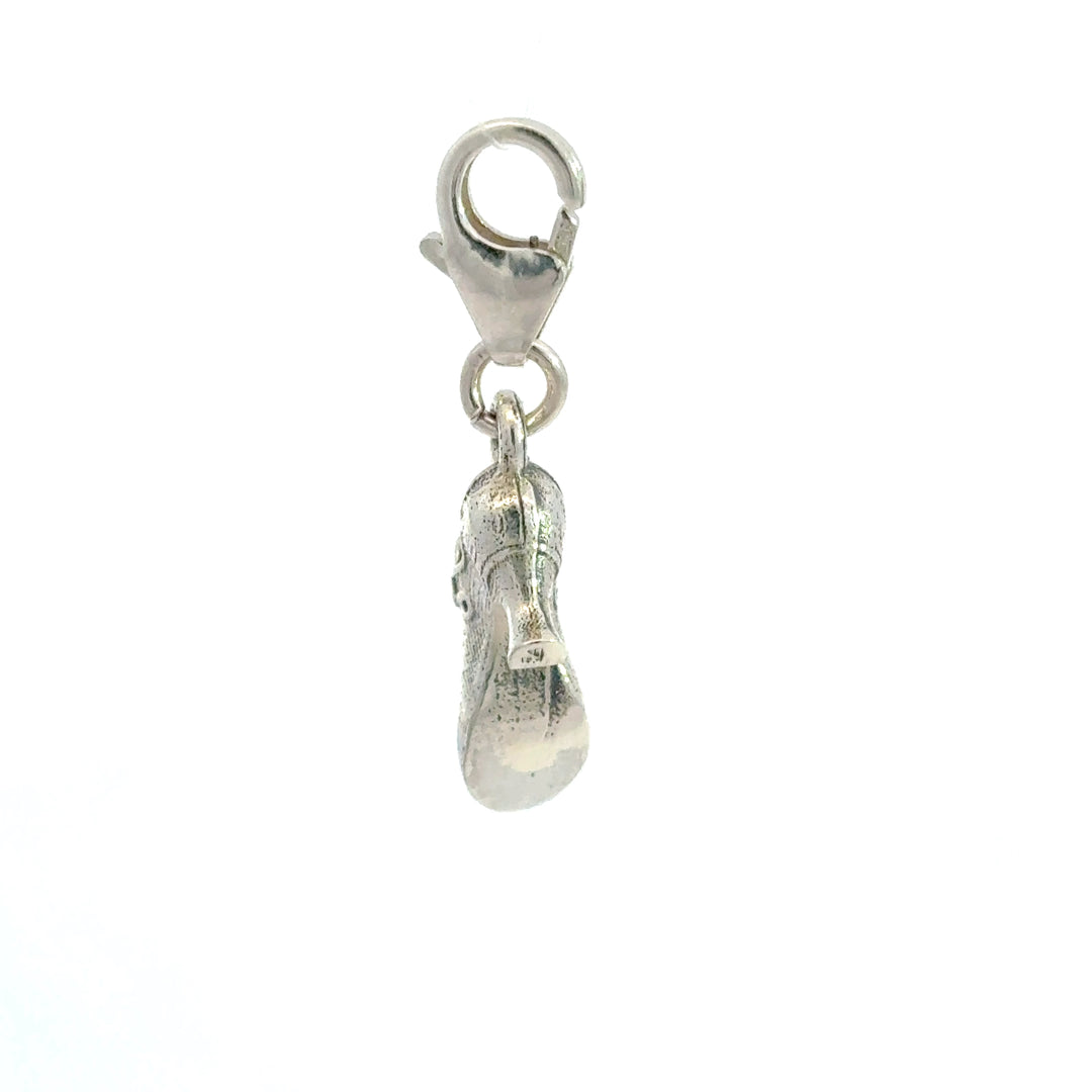 Sterling Silver Lucky Wedding Shoe Clip - On Charm by Blackbird Jewellery | Handmade jewellery