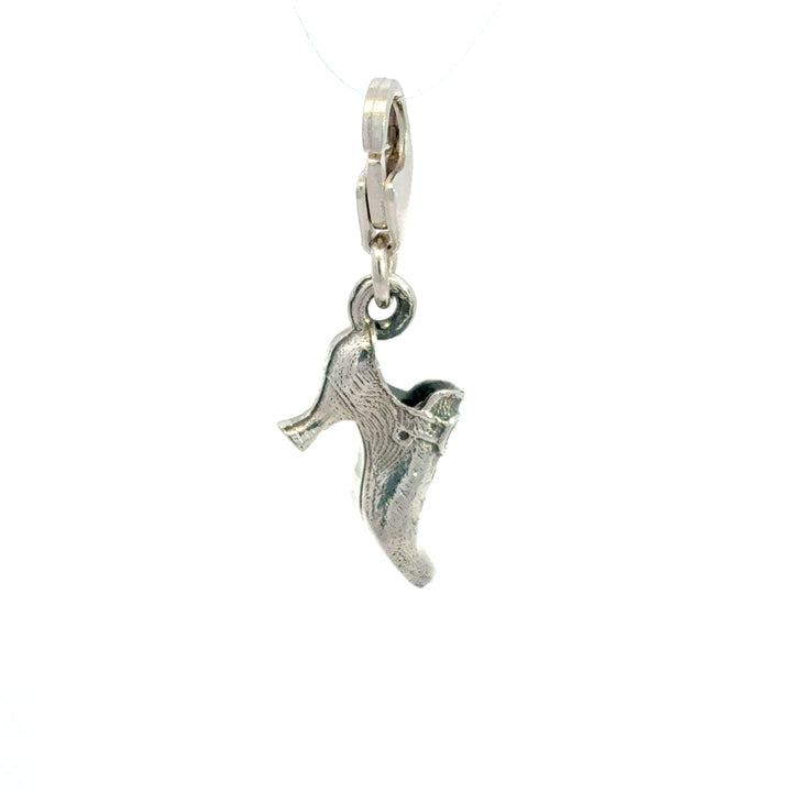 Sterling Silver Lucky Wedding Shoe Clip - On Charm by Blackbird Jewellery | Handmade jewellery
