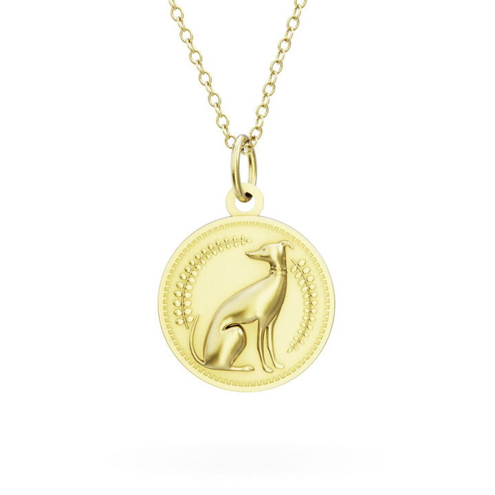 Gold Vermeil Enchanted Animals Dog Necklace Set