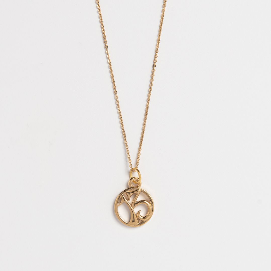 Lucky 13 Charm Necklace 18ct Gold Vermeil