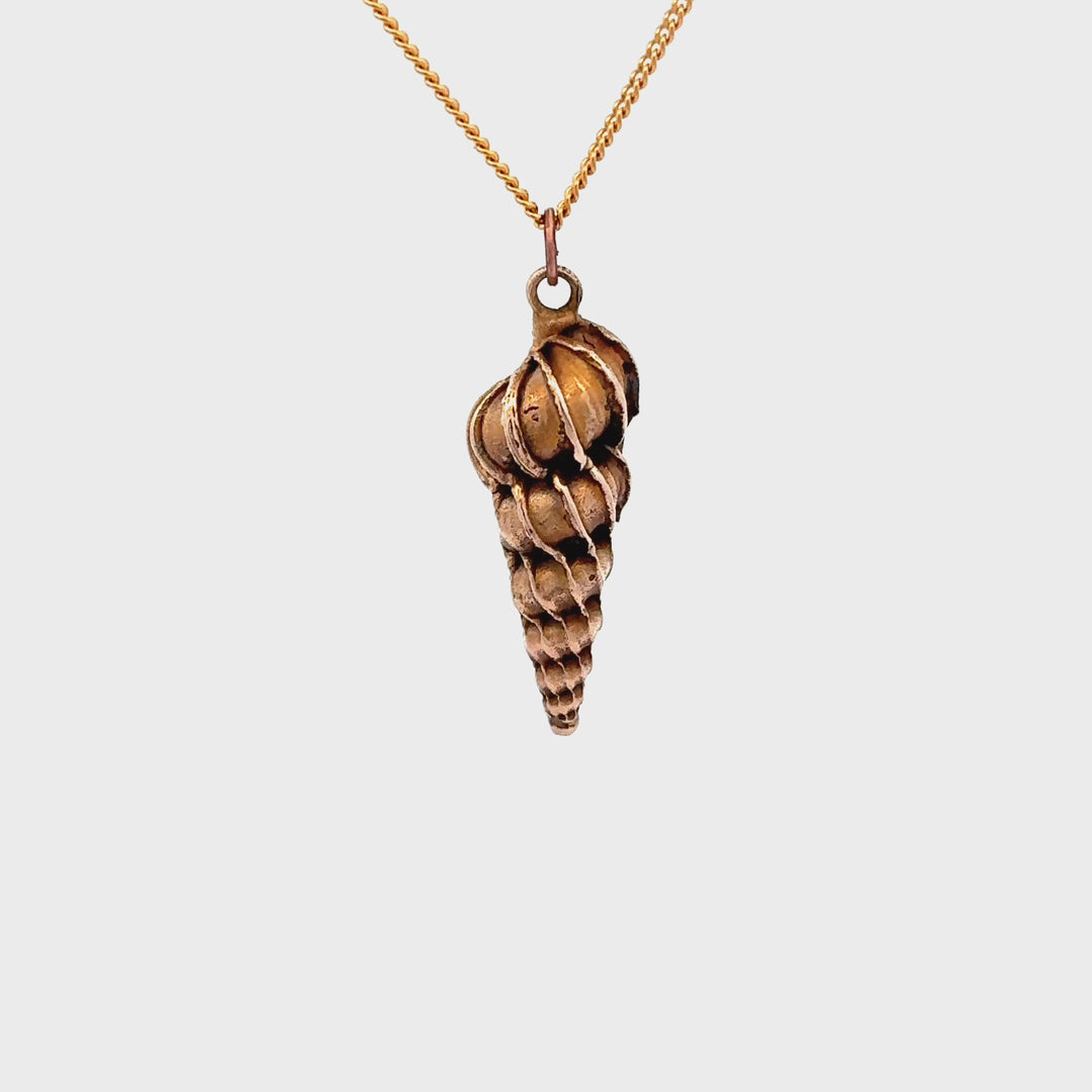 Bronze Wentletrap Shell Necklace