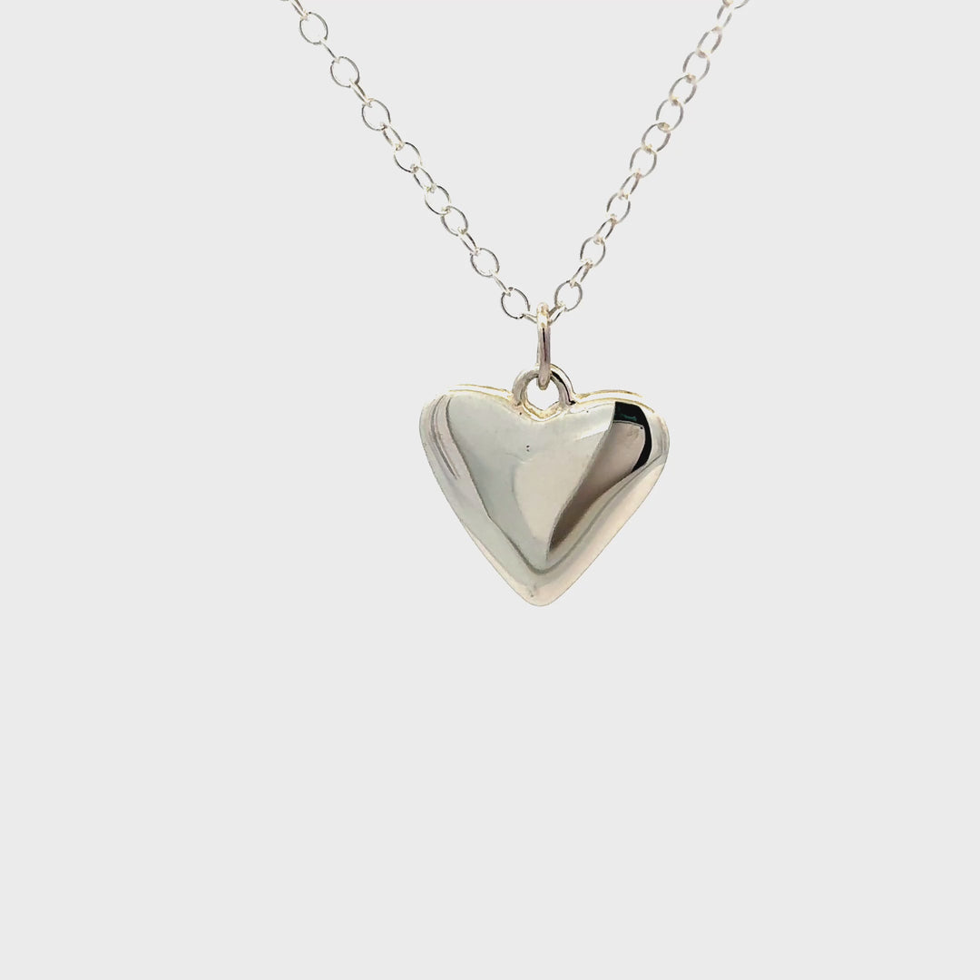 Sterling Silver Small Heart Necklace