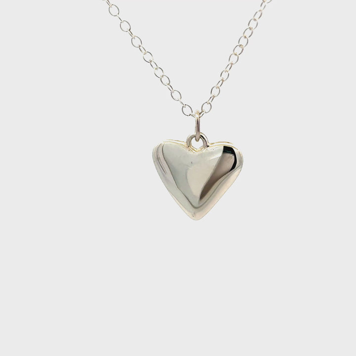 Sterling Silver Small Heart Necklace