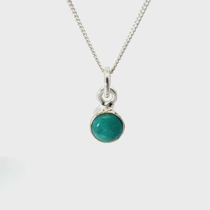 Blackbird-Jewellery-Sterling-Silver-Turquoise-Necklace-turnaround-video