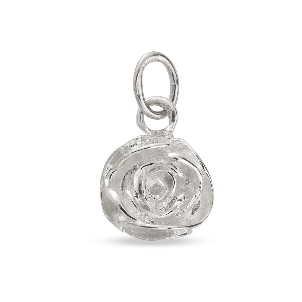 Sterling Silver Rose Charm