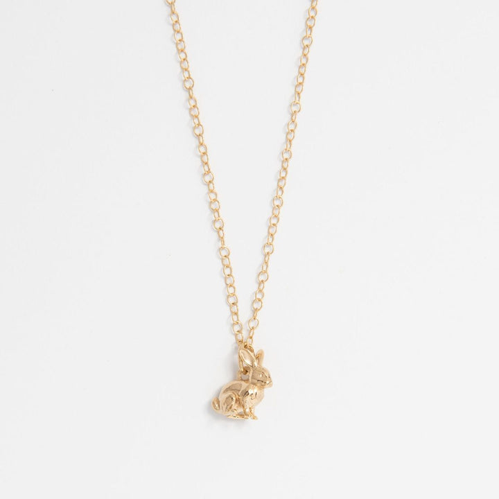 Seasons Rabbit Charm Necklace 18ct Gold Vermeil