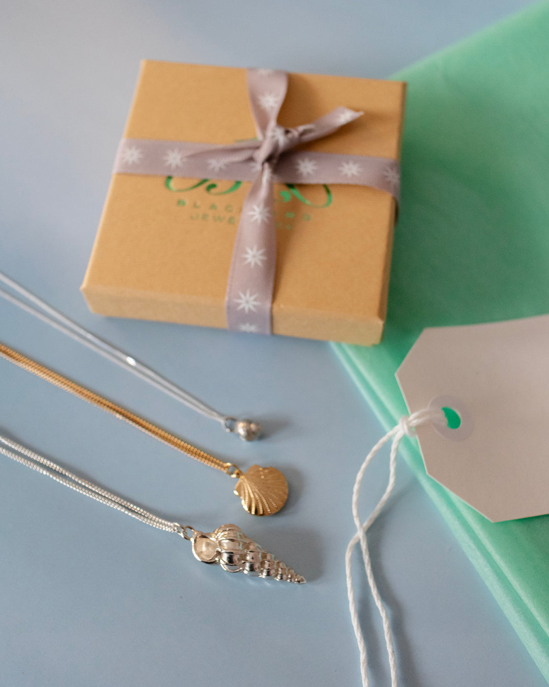 Sterling Silver Wentletrap Shell Necklace