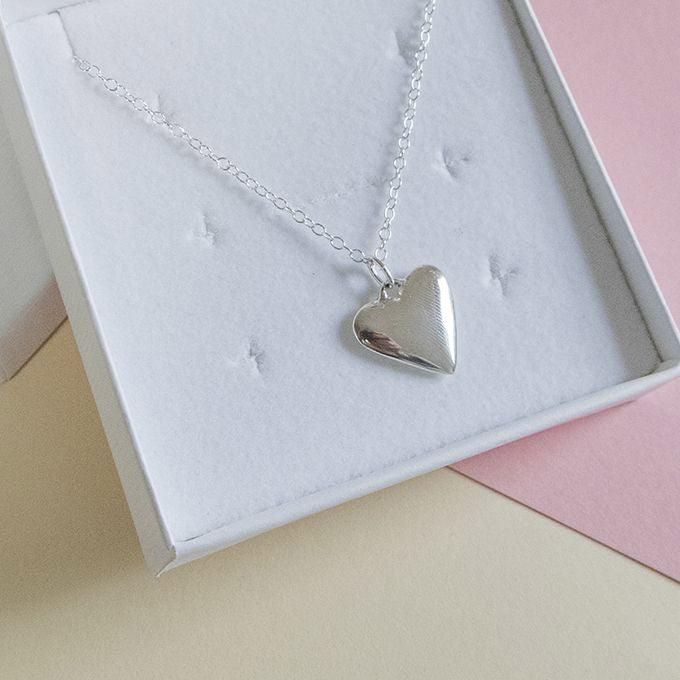 Sterling Silver Heart Necklace