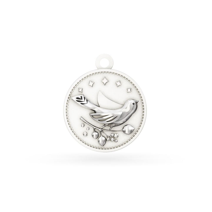 Sterling Silver Enchanted Animals Bird Charm