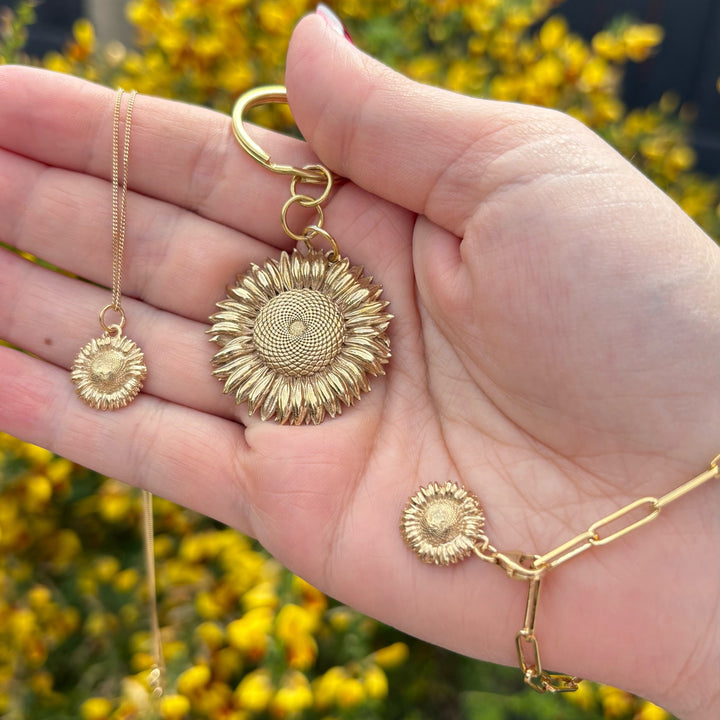 Sunflower Bag Charm